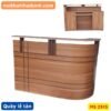Quầy lễ tân đẹp 1m2 MS 2515