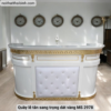 Quầy lễ tân sang trọng dát vàng MS 2978
