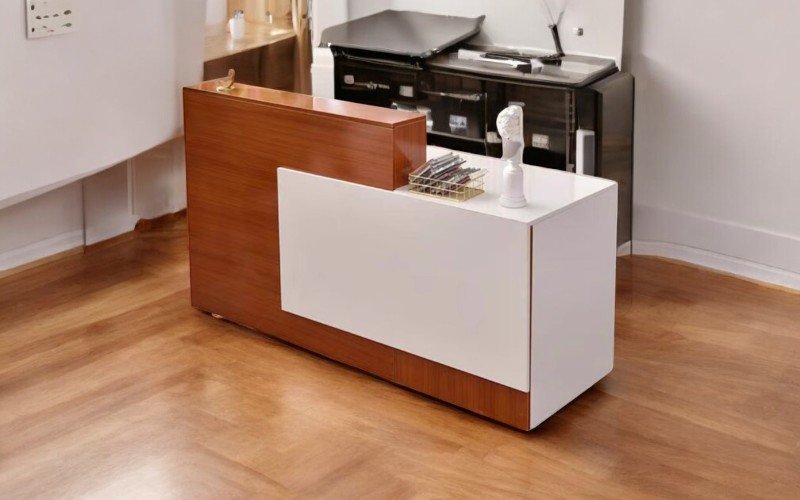 Mẫu quầy tiếp tân đẹp hiện đại