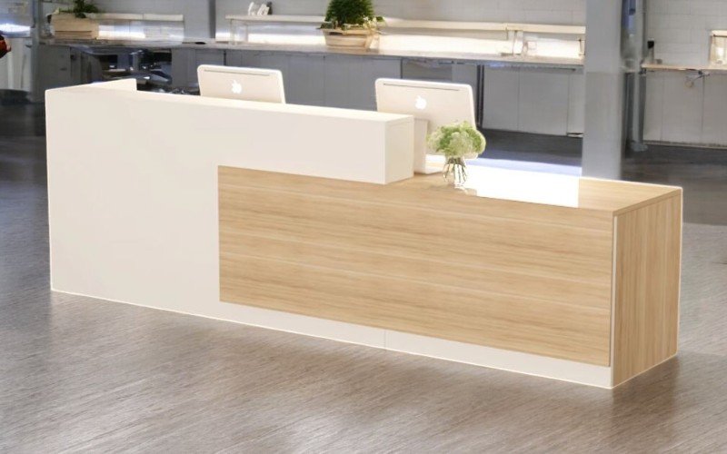 Quầy tiếp tân tại TPHCM sang trọng hiện đại
