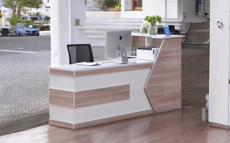 Quầy lễ tân văn phòng tại TPHCM bền đẹp tiện lợi