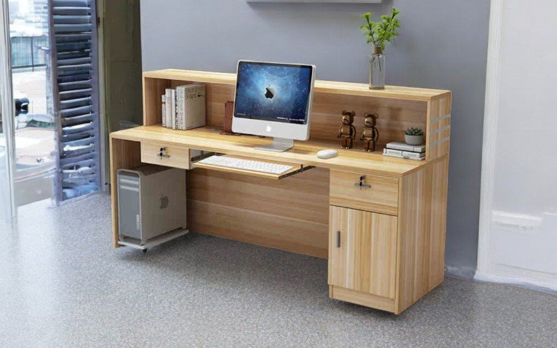 Bước bảo quản quầy lễ tân bền lâu