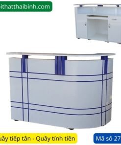 Quầy tiếp tân đẹp giá rẻ MS 2706
