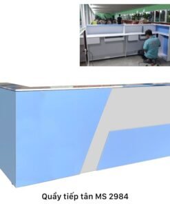 Quầy lễ tân đẹp hiện đại MS 2984