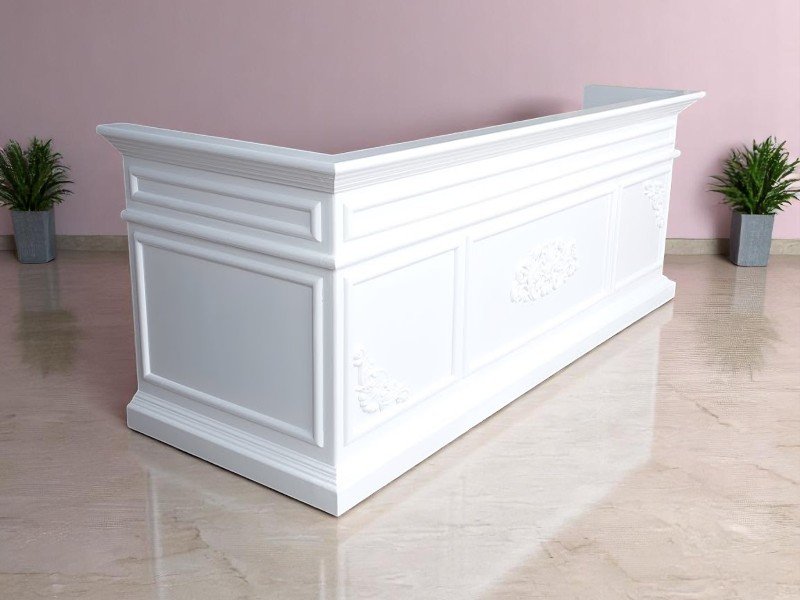 Kiểu quầy tiếp tân phù hợp mọi không gian