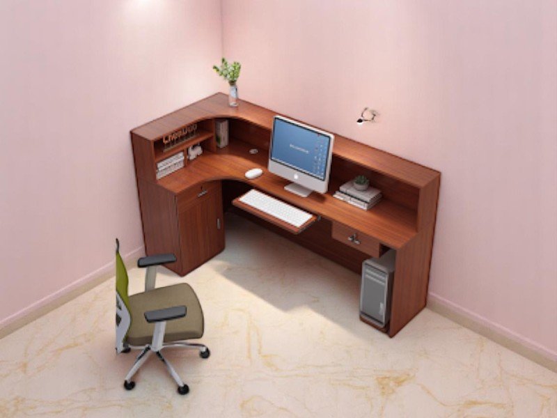 Kiểu quầy tiếp tân phù hợp mọi không gian
