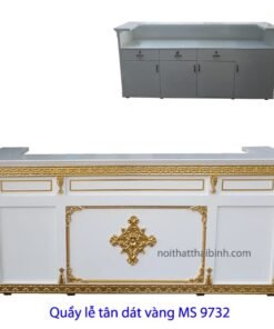Quầy lễ tân đẹp hiện đại MS 9732 Giá 2m0 = 17.000.000