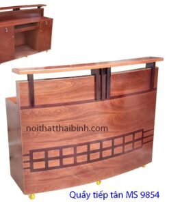 Quầy lễ tân đẹp tphcm MS 9854 Giá 1m4 = 4.900.000