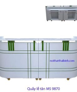 Quầy lễ tân lắp ghép MS 9870 Giá bán = 8.400.000