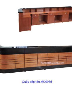 Quầy tiếp tân dài MS 9936 Giá bán = 27.000.000 đ