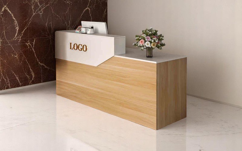 Bàn lễ tân đẹp
