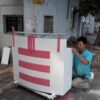 Quầy tính tiền rẻ đẹp MS 9242 Giá 1m2 = 4.000.000 - Hình ảnh 4