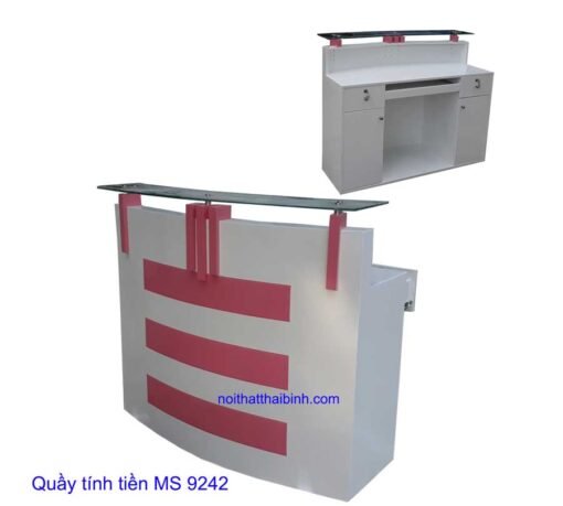 Quầy tính tiền rẻ đẹp MS 9242 Giá 1m2 = 4.000.000 - Hình ảnh 2