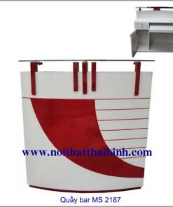 Quầy bar tiếp tân MS 2187 Giá 1m0 = 3.500.000