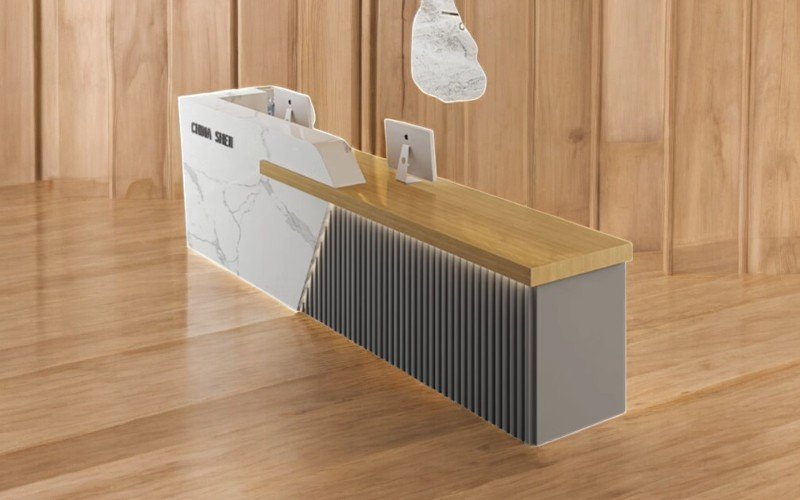 Quầy lễ tân văn phòng tại TPHCM tại 6 thiết kế sang trọng hiện đại