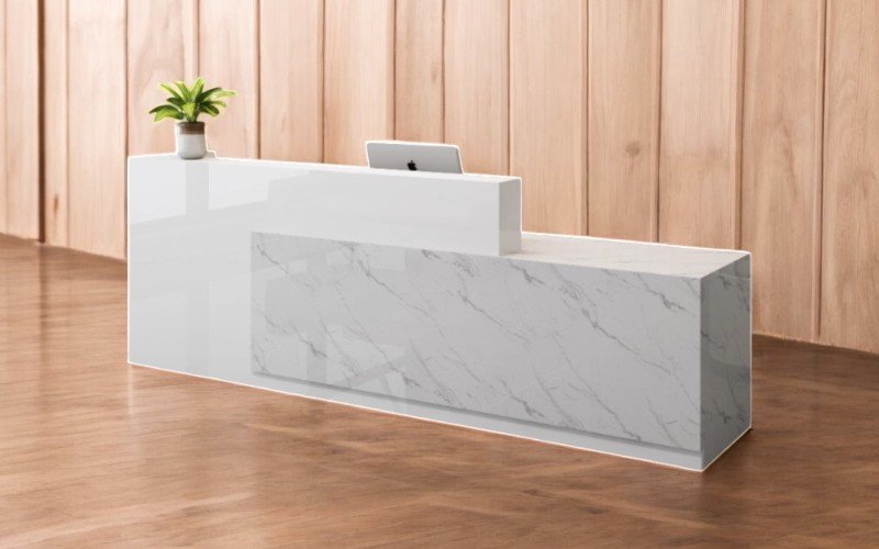 Quầy lễ tân văn phòng tại TPHCM tại 6 thiết kế sang trọng hiện đại