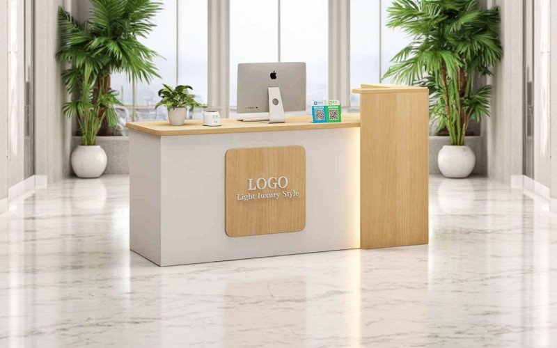 Bàn quầy lễ tân sang trọng hiện đại chuyên nghiệp
