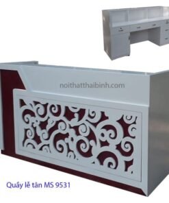 Quầy lễ tân đẹp MS 9531 Giá 1m8 = 8.100.000