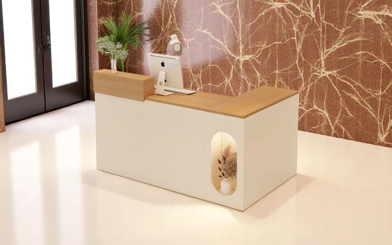 Quầy lễ tân spa