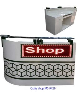 Quầy shop có đèn led MS 9429 Giá 1m2 = 6.500.000