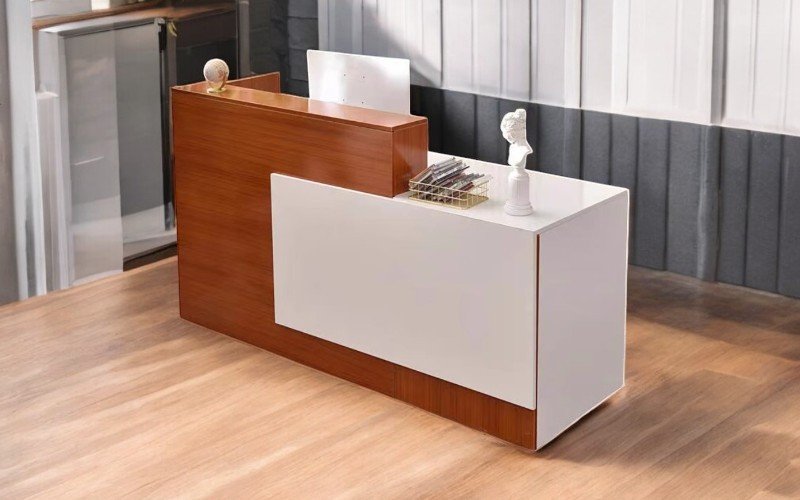 Lợi ích khi sử dụng quầy tiếp tân gỗ cho doanh nghiệp hiện đại