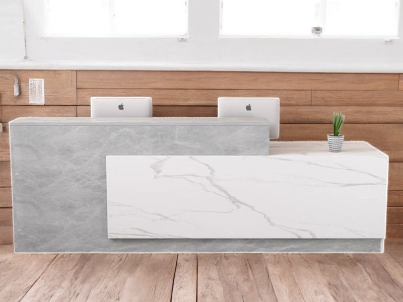 Bàn lễ tân tại quận 10 mẫu đẹp hiện đại giá tốt