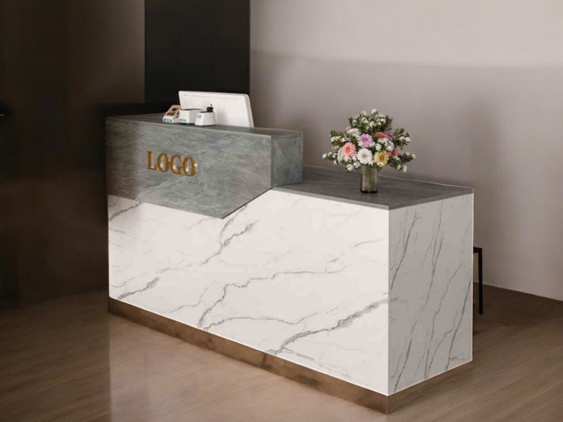 Quầy lễ tân tại quận 10 hiện đại sang trọng tiện nghi