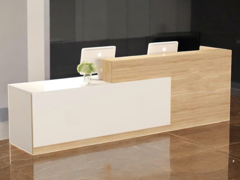 Bàn lễ tân tại quận 10 mẫu đẹp hiện đại giá tốt