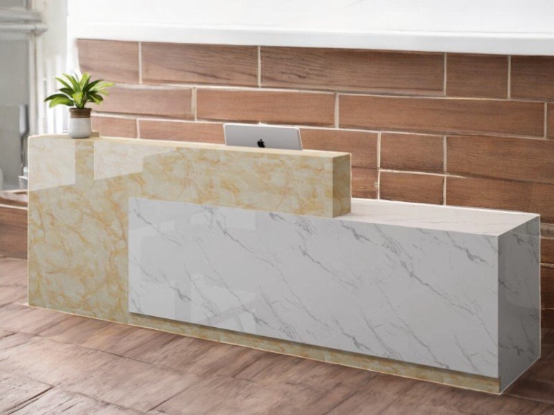 Bàn lễ tân tại quận 10 mẫu đẹp hiện đại giá tốt