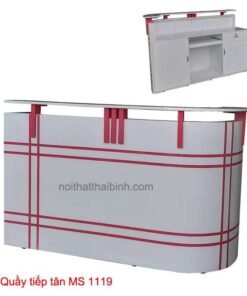 Quầy tiếp tân 1m8 MS 1119 Giá bán= 7.000.000đ giảm còn= 6.000.000đ