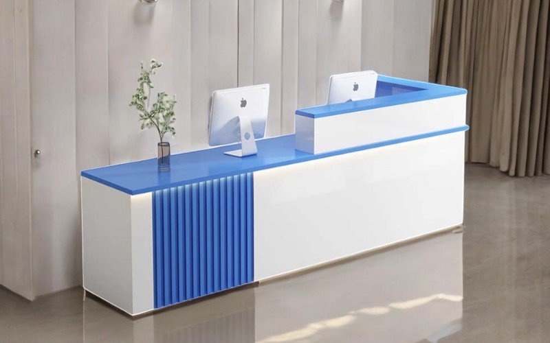 4 lưu ý khi mua quầy lễ tân văn phòng đẹp, hợp phong thủy và tiện nghi