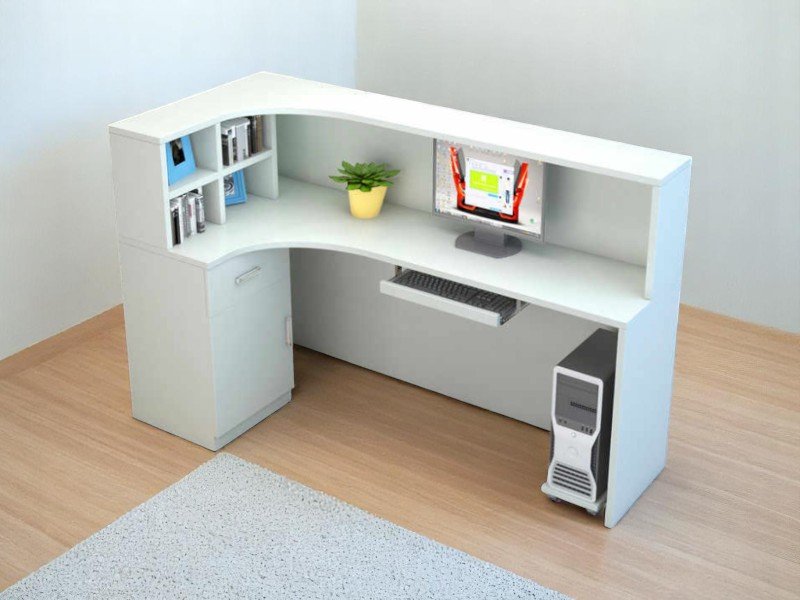 Mẫu quầy tiếp tân cho văn phòng nhỏ
