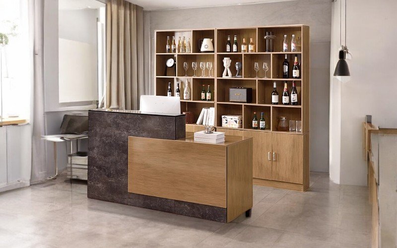 Quầy lễ tân spa tại TPHCM đẹp hiện đại thu hút khách