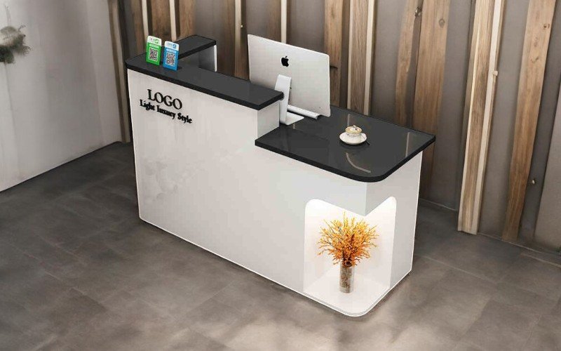 Quầy lễ tân spa tại TPHCM đẹp hiện đại thu hút khách