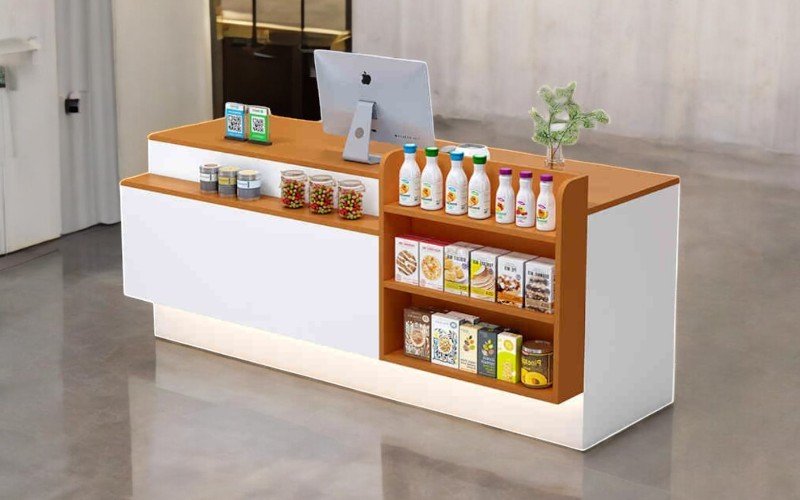 Quầy lễ tân spa tại TPHCM đẹp hiện đại thu hút khách