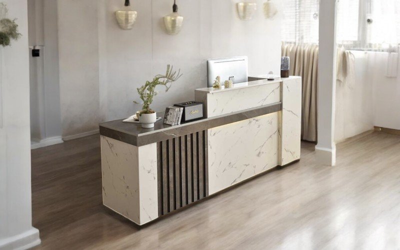 Quầy lễ tân mini tại TPHCM nhỏ gọn tiện lợi