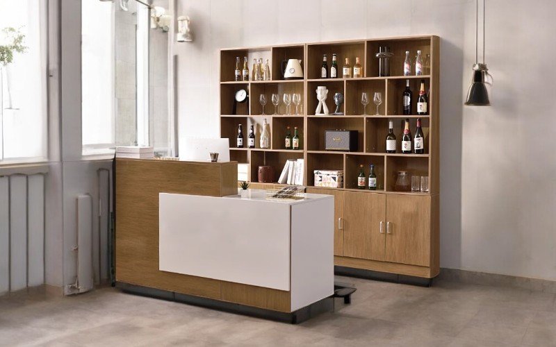 Quầy lễ tân mini tại TPHCM nhỏ gọn tiện lợi