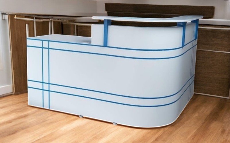 Quầy tiếp tân tại quận 11 đẹp hiện đại chuyên dụng