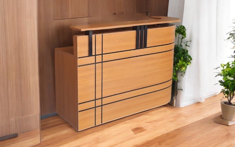 Thiết kế quầy lễ tân tại quận 11 đẹp theo yêu cầu