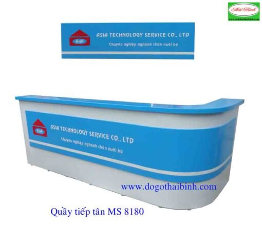 Quầy tiếp tân MS 8180 Giá  1m6 : 5.600.000 - Hình ảnh 2