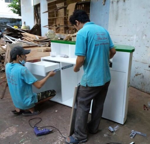 Quầy tiếp tân MS 9019 Giá 1m2 : 4.200.000 - Hình ảnh 3