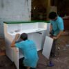 Quầy tiếp tân MS 9019 Giá 1m2 : 4.200.000 - Hình ảnh 4