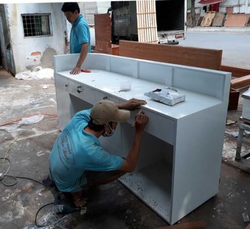 Quầy tiếp tân MS 9289 Giá 2m0 = 8.600.000 - Hình ảnh 6