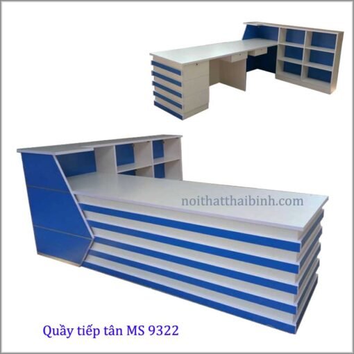 Quầy tiếp tân MS 9322 Giá 2m0 = 9.000.000