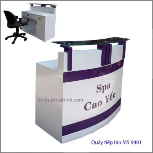Quầy tiếp tân shop MS 9401 Giá 1m0 = 3.500.000