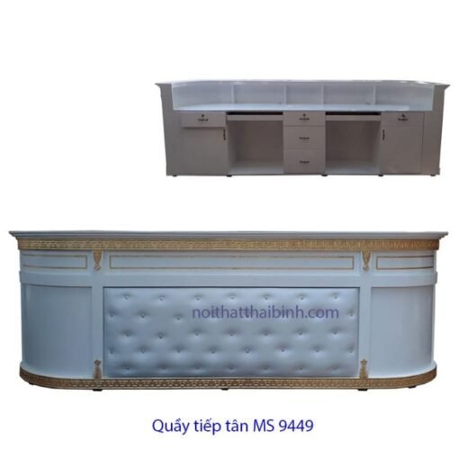 Quầy tiếp tân cao cấp MS 9449 giá 2m5 = 17.500.000