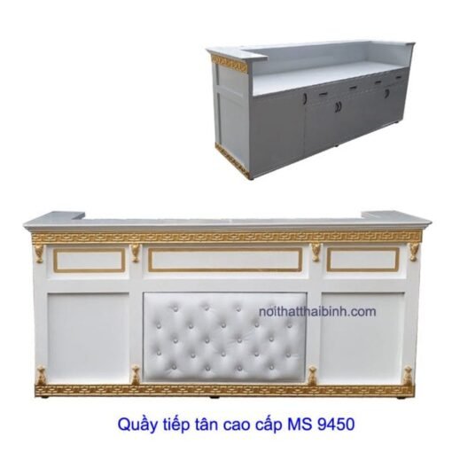 Quầy tiếp tân cao cấp MS 9450 Giá 2m0 = 14.000.000