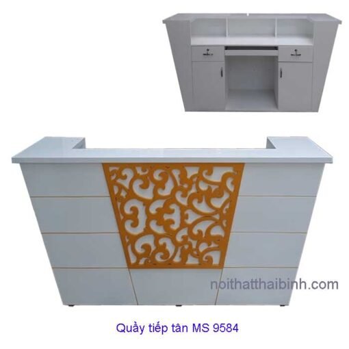 Quầy tiếp tân khách sạn đẹp hiện đại giá rẻ MS 9584 Giá 2m0 = 9.000.000