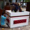 Quầy tính tiền  MS 8963 Size : 1m4 x 1m08 x 0m47 Giá: 7.700.000 - Hình ảnh 3