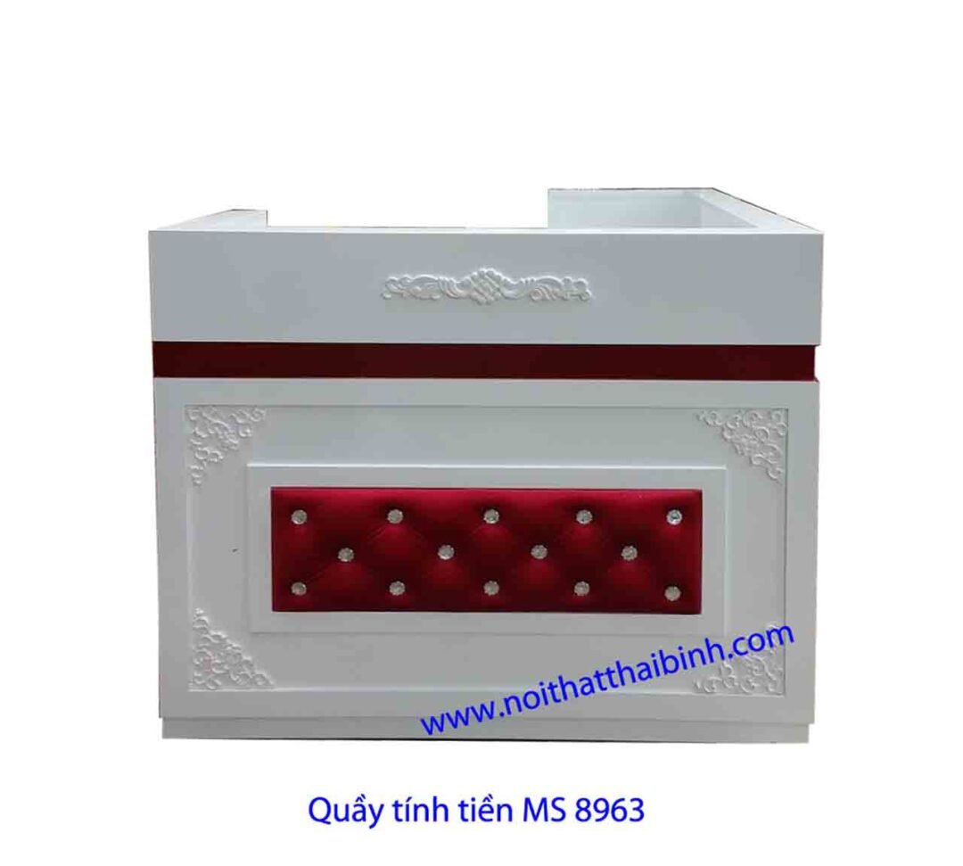 Quầy tính tiền  MS 8963 Size : 1m4 x 1m08 x 0m47 Giá: 7.700.000